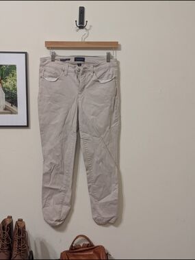Charter Club Light Beige Bristol Skinny Ankle Jeans